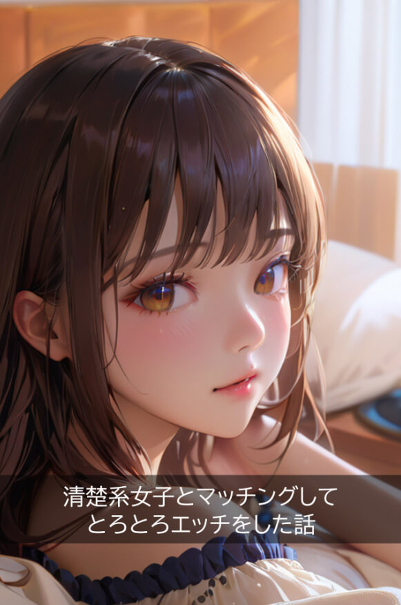 エロ漫画【フルカラー】清楚系女子とマッチングしてとろとろエッチをした話 1